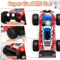 snookids autíčko na dálkové ovládání pro děti - 2,4 GHz 1:20 RC auta Závodní auto Hračka na dálkové ovládání se světly, dobíjecí